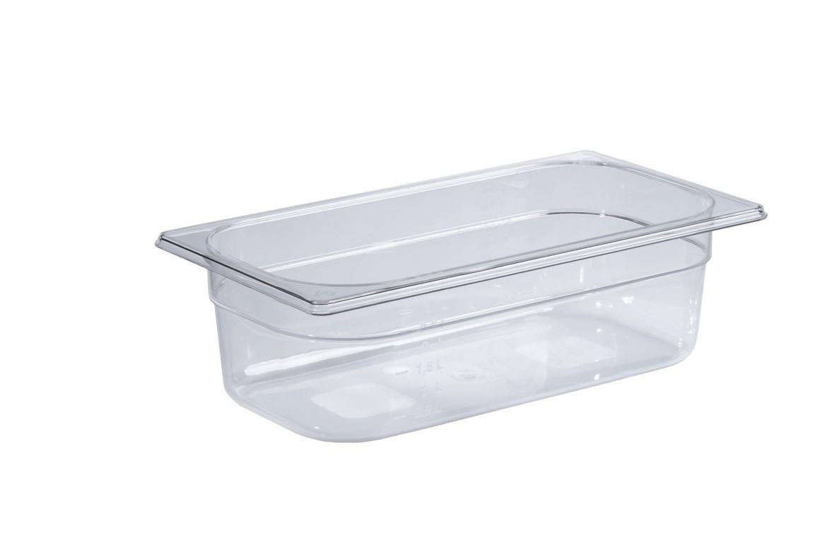BACINELLA POLICARBONATO GN 1/3 H100 DIM.325X175MM