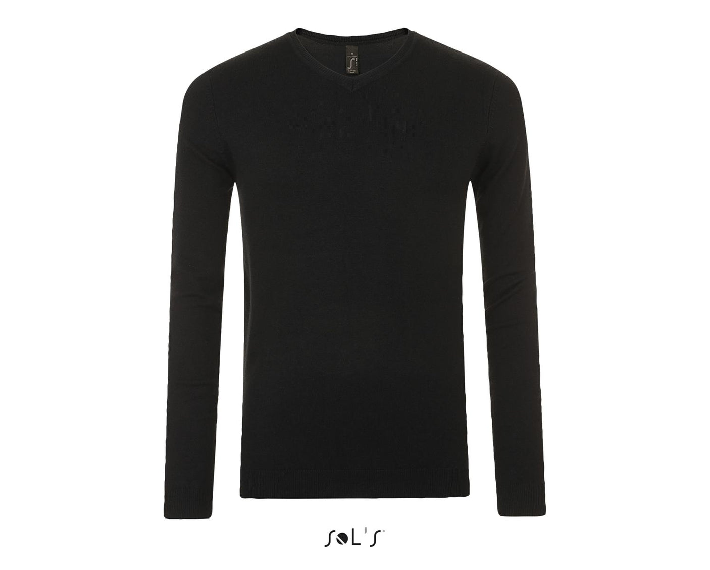 PULLOVER MAGLIONE SCOLLO "v" UOMO MOD.GLORY COL.NERO