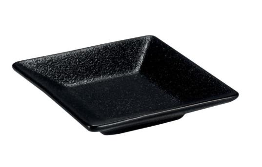 PIATTINO RUPIS QUADRO NERO 8X8 H2