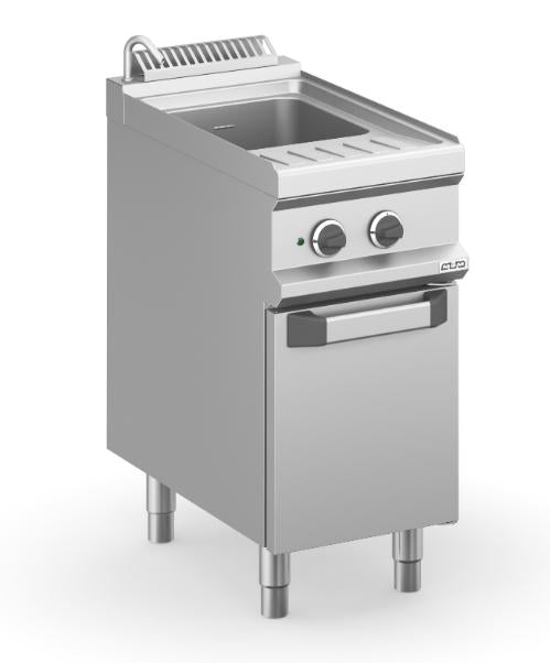 CUOCIPASTA ELETTRICO1 VASCA 26LT SU ARMADIO CON PORTA