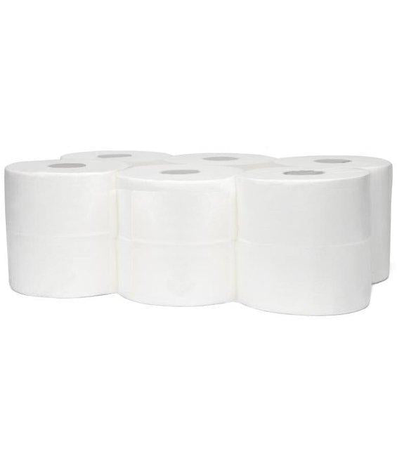 CARTA IGIENICA MINI JUMBO 2V P.CELL. "MUNDO" CF=12RT