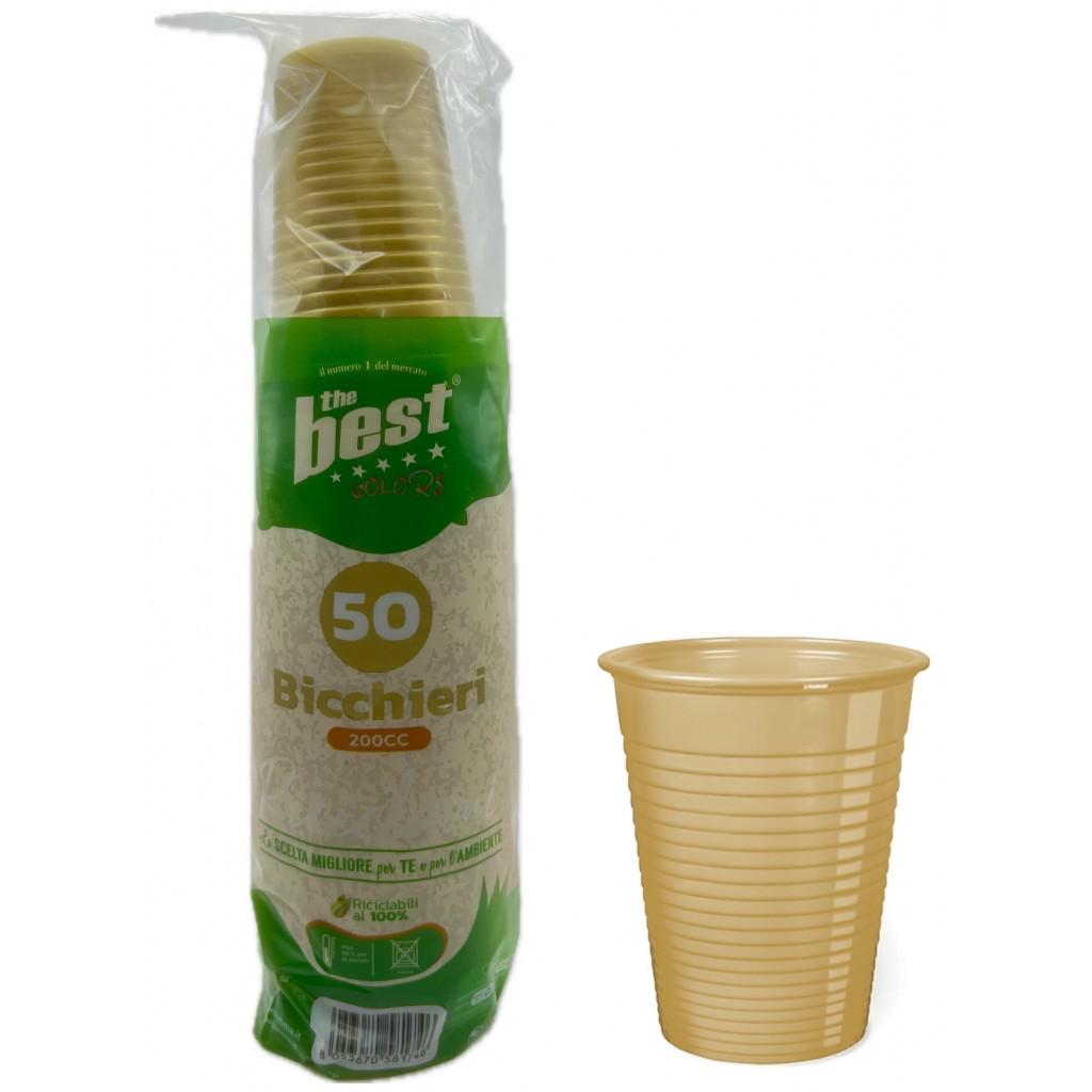 BICCHIERE ACQUA 200CC ORO THE BEST CF=50PZ