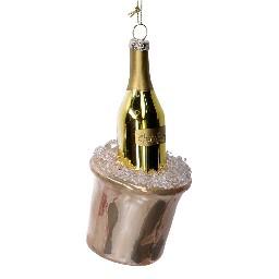 BOTTIGLIA VETRO ORO 6.5X6.5X12.5