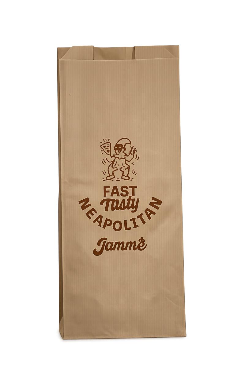 SACCHETTO KRAFT 17X34 BIANCO "JAMME"