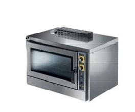 FORNO A GAS CONV. CON UMIDIFICATORE 4 TEGLIE GN1/1-60X40