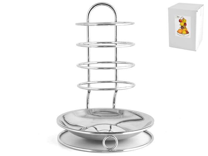 ESPOSITORE FRUTTA INOX CM.48H STANDARD