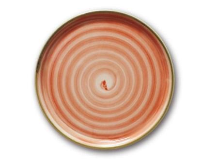 PIATTO PIZZA NAPOLI ROSSO SPIRALE 33CM