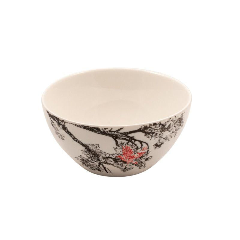 COPPETTA TONDA DIAM.11,5CM H.5,5 "KERASIA" AVORIO