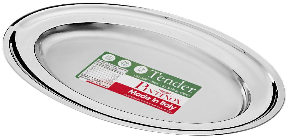 PIATTO OVALE PORTATAB/P.36CM TENDER INOX