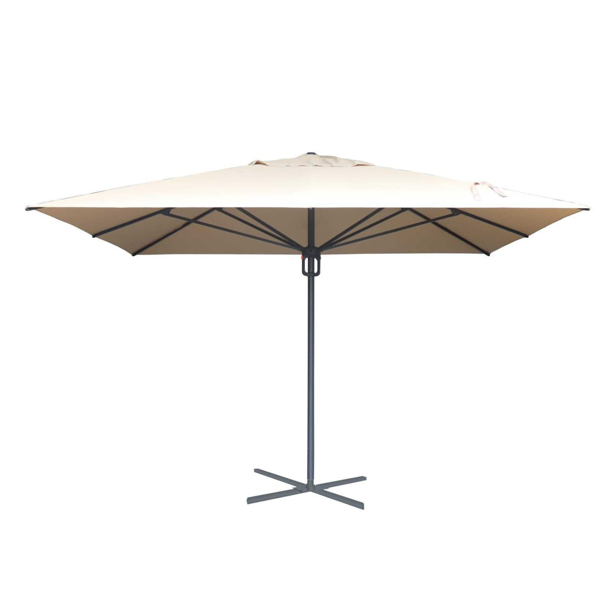 OMBRELLONE ALLUMINIOMIKE PALO CENTRALE SABBIA m4x4h3,60