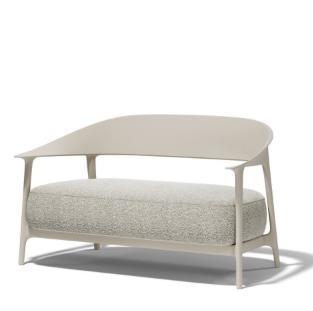 DIVANO ECRU IN POLIPROPILENE 127X74X75H 'AFRICA' CON CUSCINO