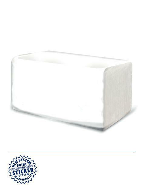 ASCIUGAMANO INTERCALATO PIEG."V" P.CELLULOSA 2V CT=6300PZ