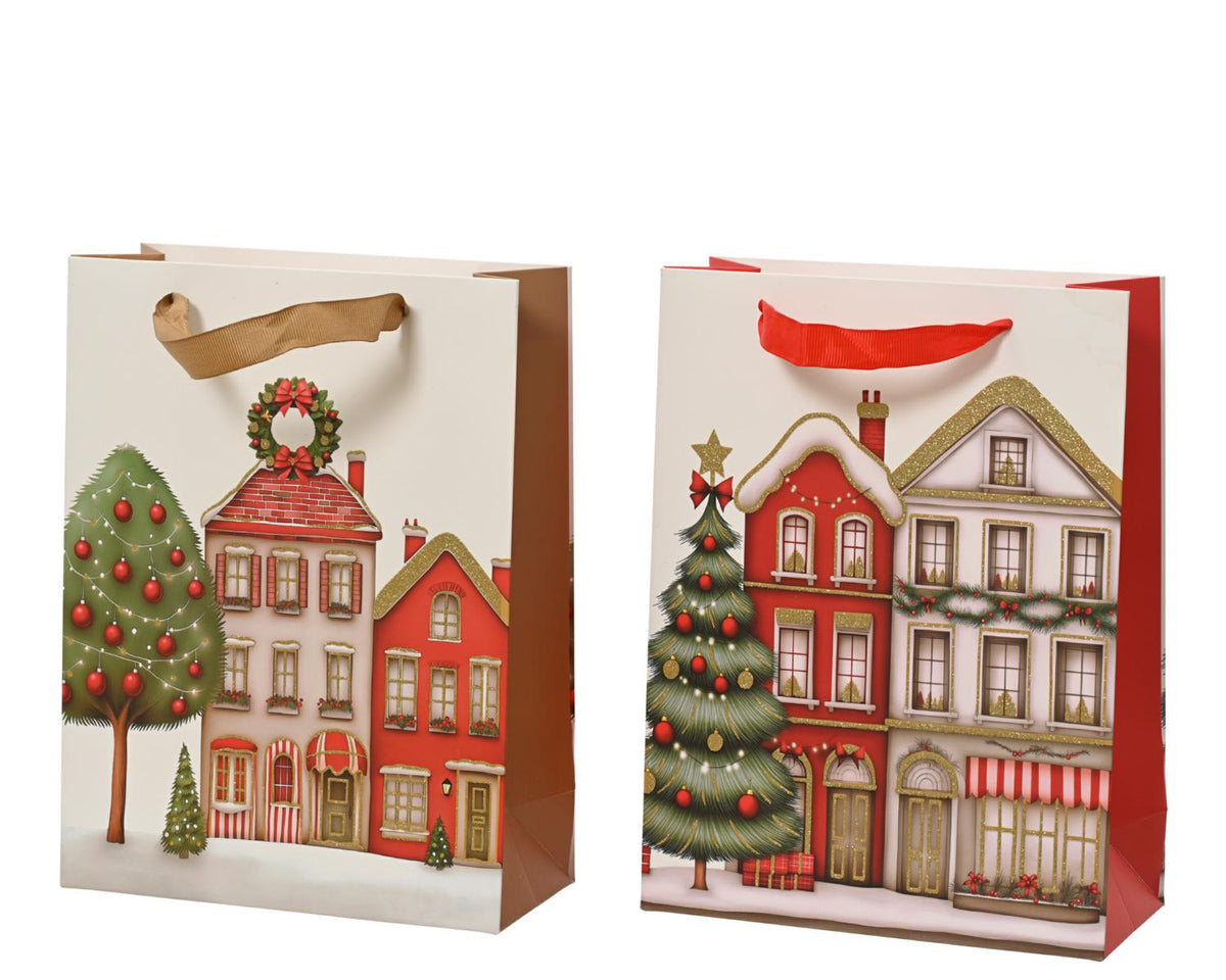 BORSA REGALO CARTA FSC CASE GLITTER 30X12 H42CM