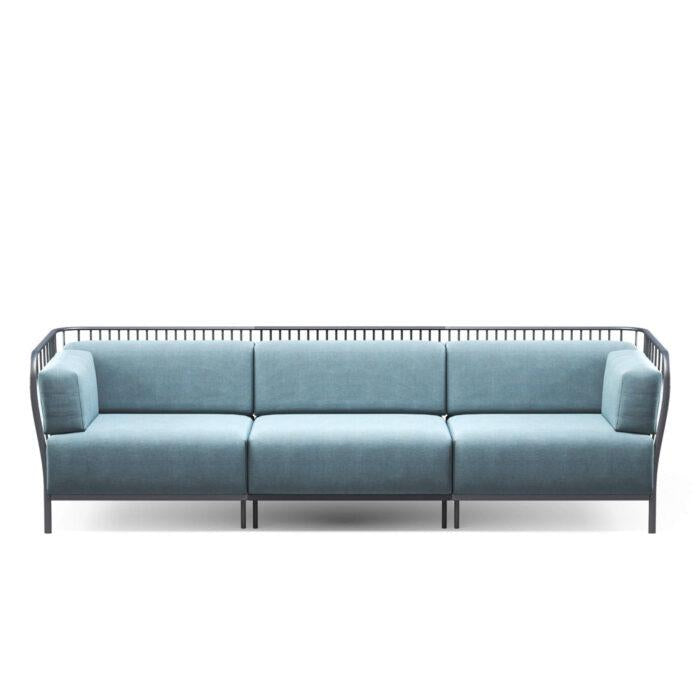 DIVANO 3 POSTI CANNOLE 1081+1082+1083 + CUSCINI