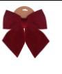 DECORAZIONE FIOCCO IN TESSUTO COL.BORDEAUX 25X28CM