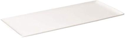 VASSOIO RETTANGOLARE BIANCO 40X16X1.8