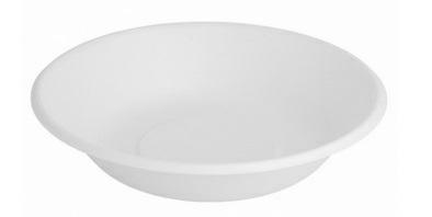 PIATTO FONDO 19CM "BIONIC" COMPOSTABILE BIANCO CF=50PZ