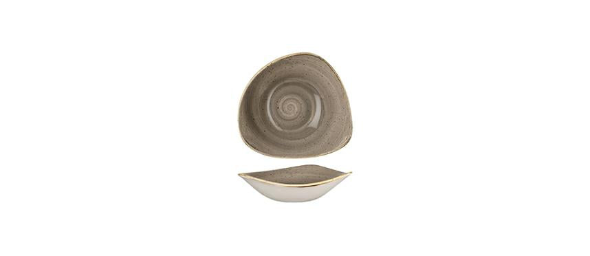 COPPETTA TRIANGOLARE15,3CM STONECAST GRIGIO CHURCHILL