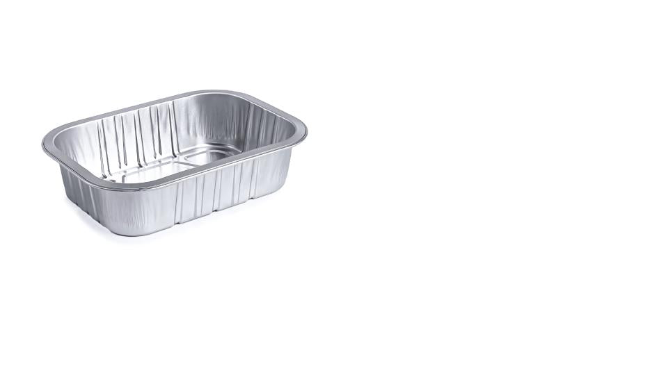 VASCHETTA RETT.LACCATA ALLUMINIO 171X122X42MM CF=50PZ