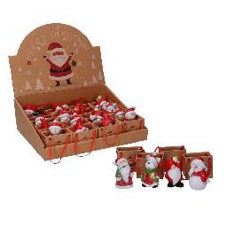 ADDOBBI NATALIZI PERALBERO IN CERAMICA VARI MODELLI