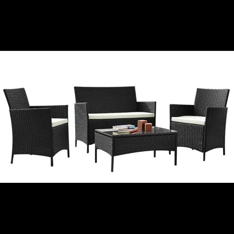 SET SOFA 'NEW SMART' COLORE NERO