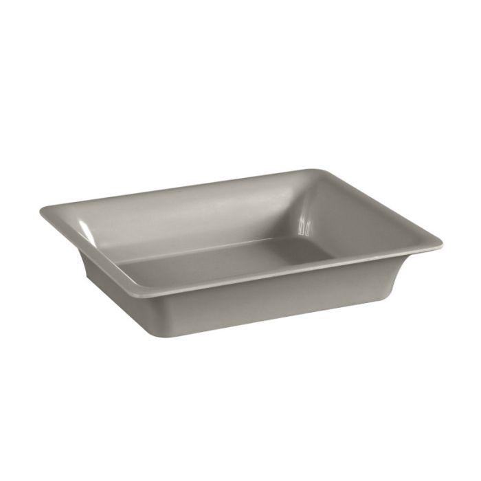 BACINELLA SLIM GN 1/2 H10 MIS.325X265 MELAMINA GRIGIA