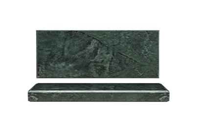 VASSOIO VERDE MARBLE RETTANGOLARE 25X9H2