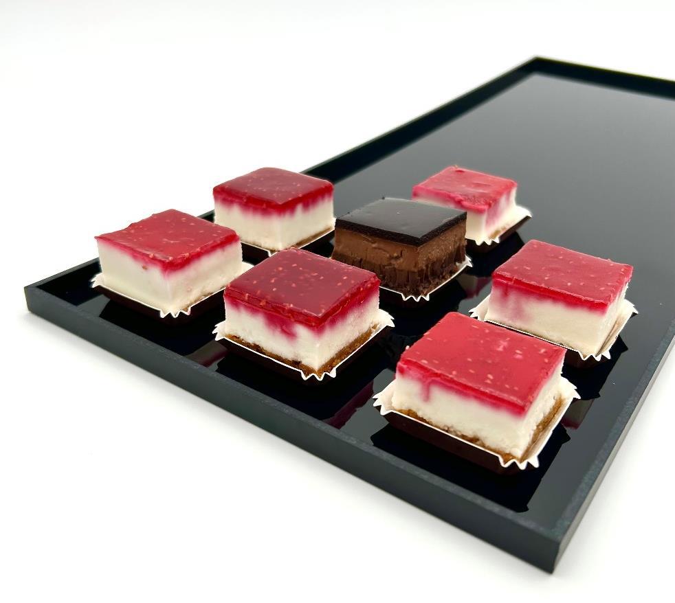 VASSOIO PASTICCERIA VETRINA 60X20X1 NERO