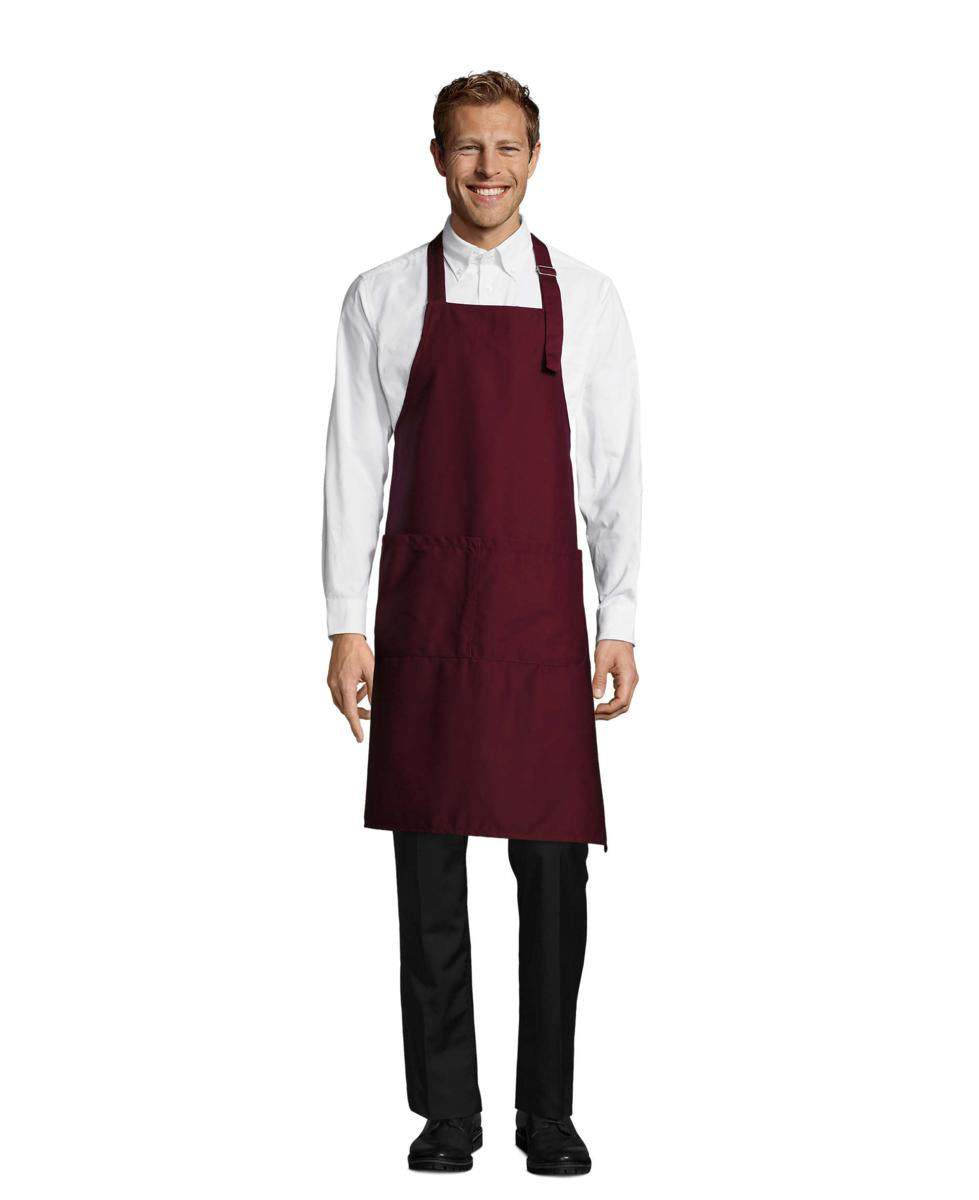 GREMBIULE MOD.GALA COLORE BORDEAUX