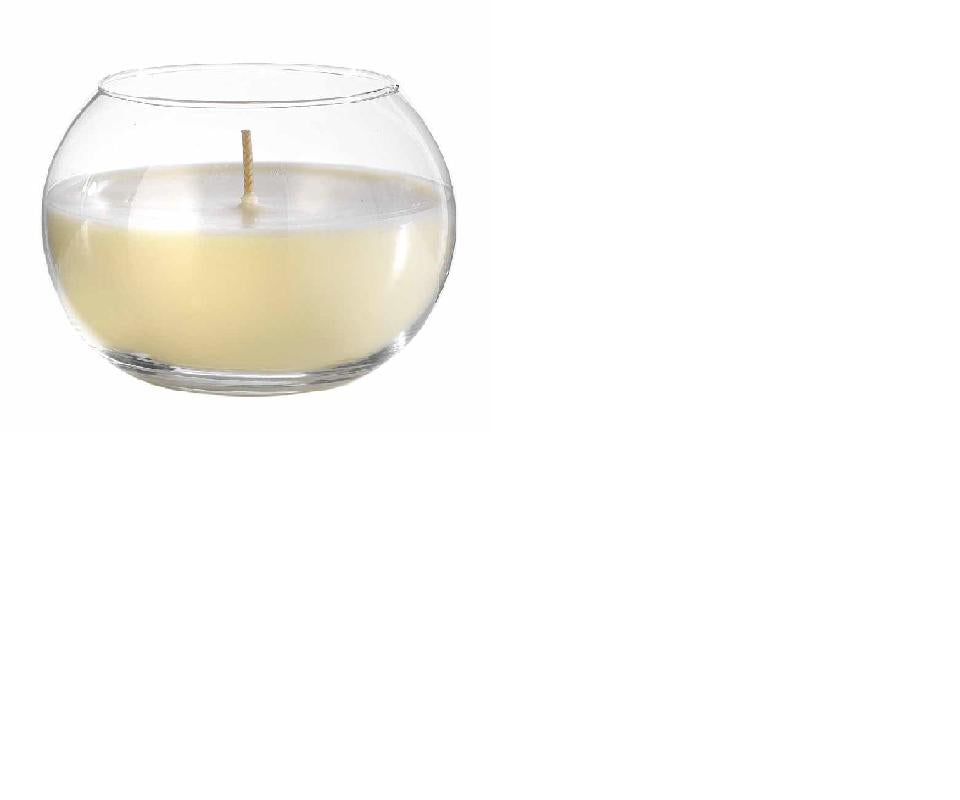 CANDELA D.6CM 4H 70GR VETRO TRASPARENTE