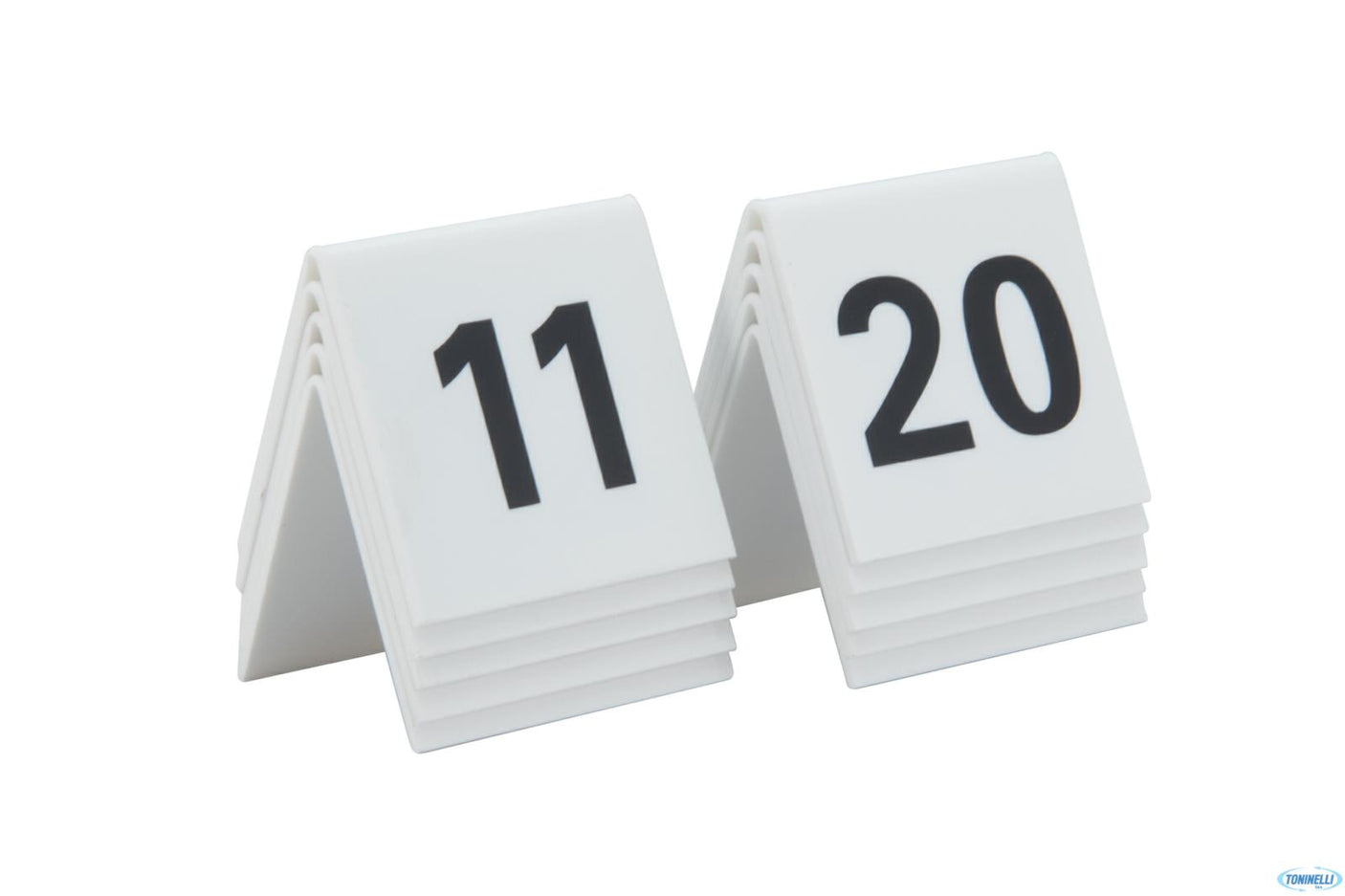 SEGNAPOSTO NUMERI DA11 A 20 BIANCO