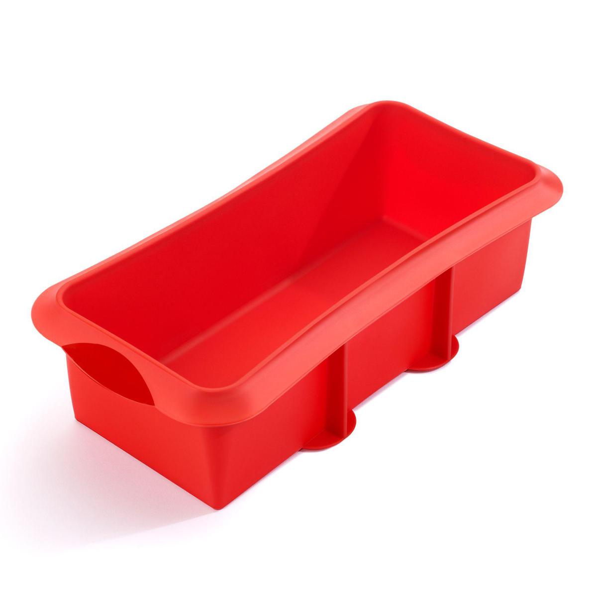 STAMPO PLUM CAKE 28CM SILICONE ROSSO