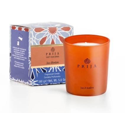CANDELA PROFUMATA JUST D'AMBRE 160GR ASTUCCIO PRIJA