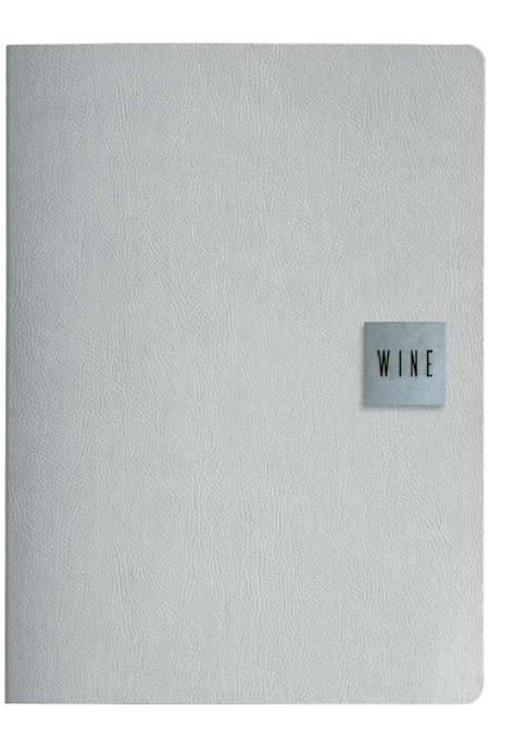 PORTAMENU 18X31.6CM GRIGIO TARGHETTA WINE NERO