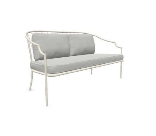 DIVANO COMO CON CUSCINI(C/1205+C/1206)BIANCO