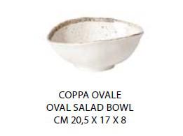 COPPA OVALE CM.20,5X17X8H MELAMINA ENJOY