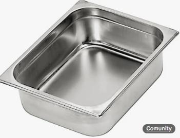 BACINELLA INOX 2/1 H10