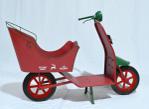 VESPA CHRISTMAS COL ROSSO E VERDE 38X84X64