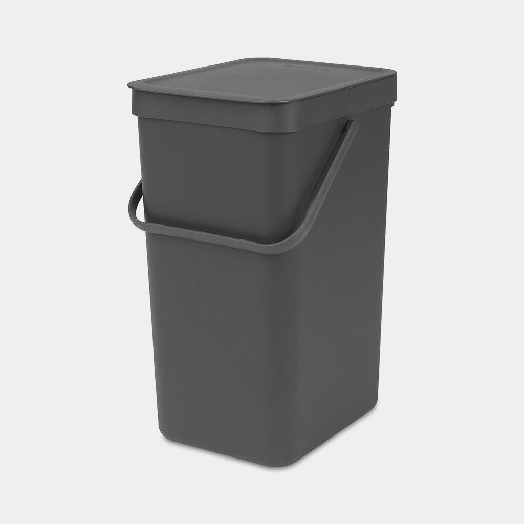 PATTUMIERA SORT&GO 16LT C/MANIGLIA GRIGIA