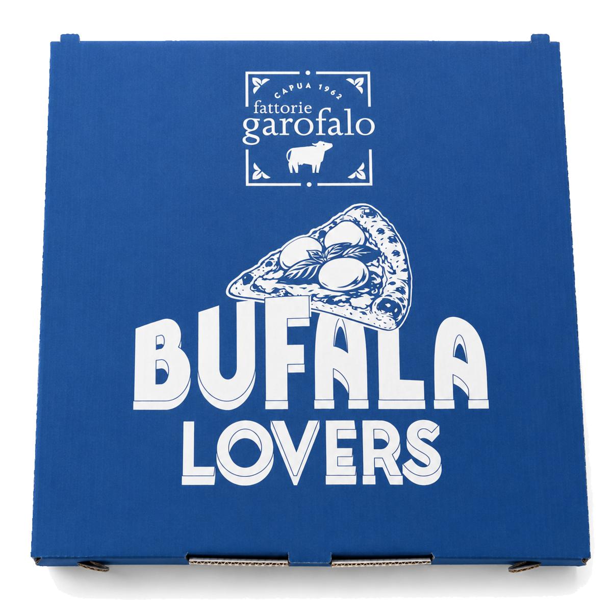 SCATOLA PIZZA 32X32X3H IT "FATTORIE GAROFALO" CF=100PZ