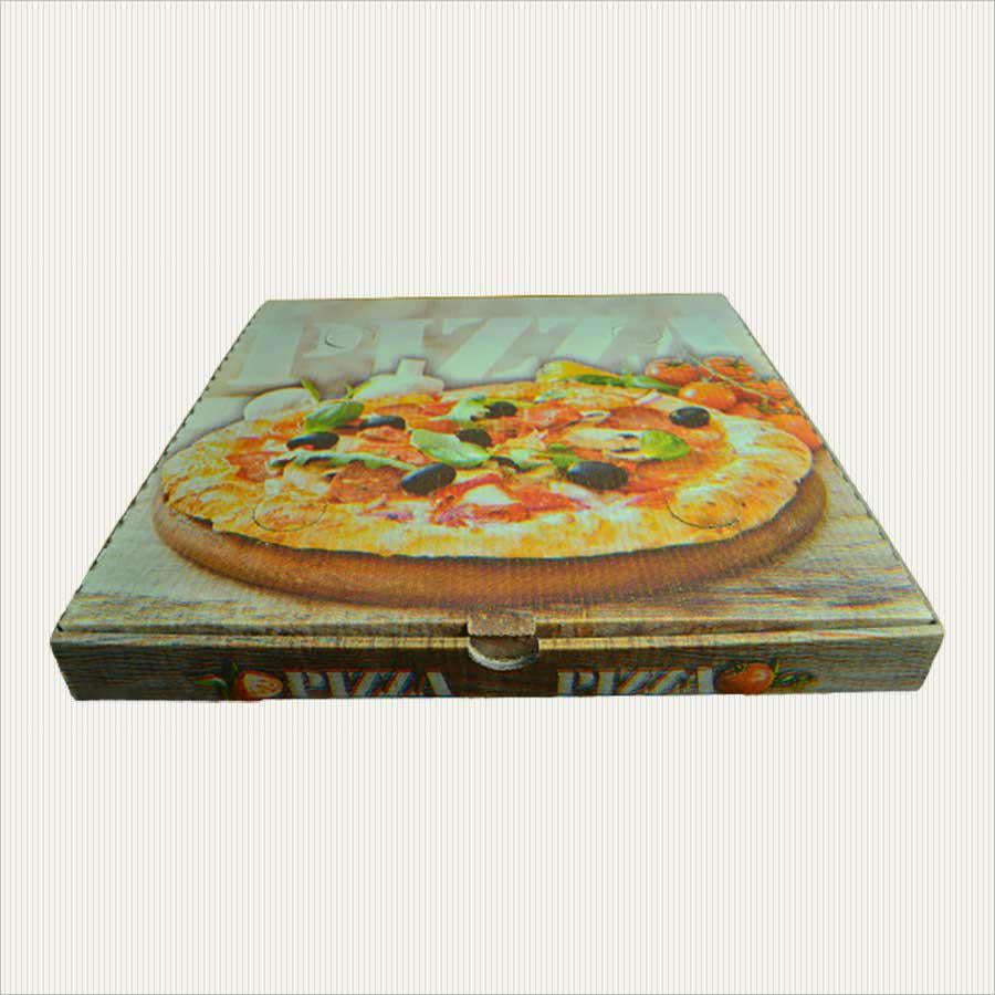 SCATOLA PIZZA 33X33X3.5 CHIUSURA AMERICANA CF=100PZ