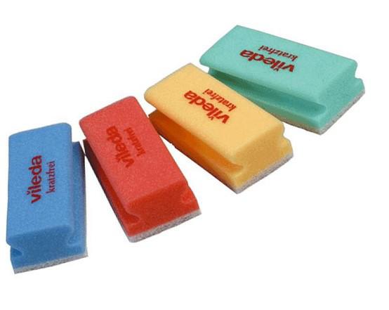 SPUGNA D/USO ANTIGRAFFIO GLITZI ROSSO 15X7X8,5CM CF=10PZ