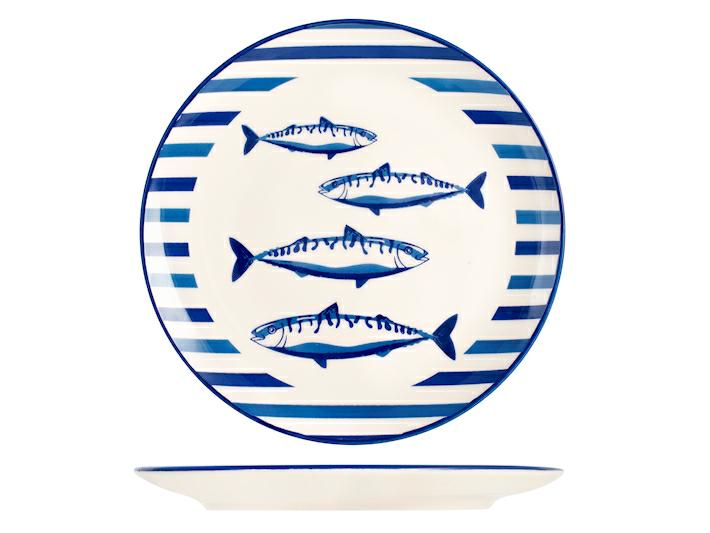 PIATTO FRUTTA PUERTOSTONEWARE DECORATO 19.5CM
