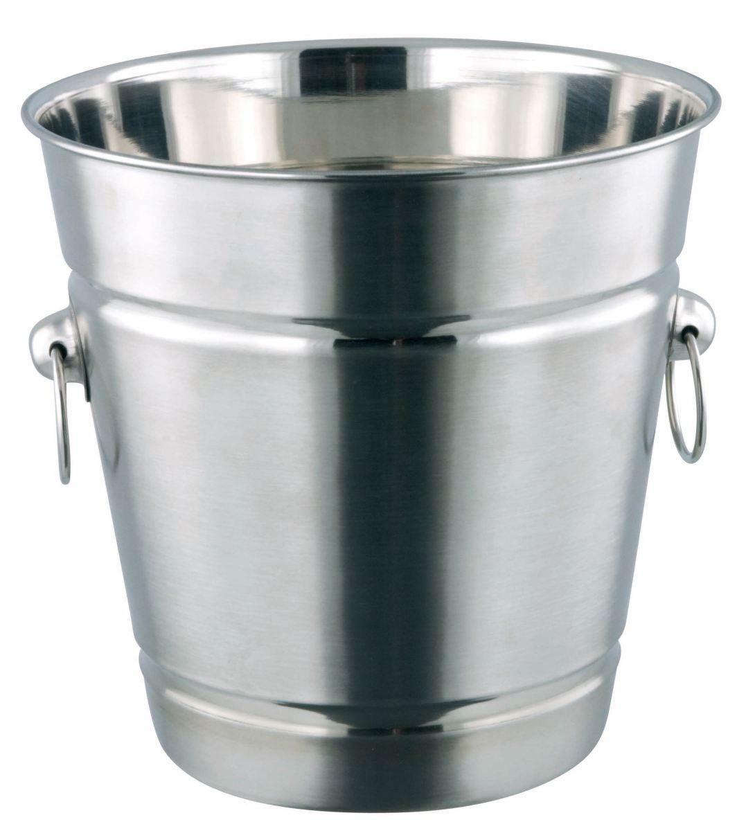 SECCHIELLO CHAMPAGNECON ANELLI "EASY" D,20CM ACC.INOX