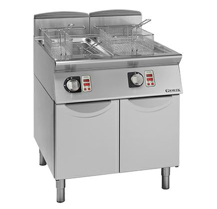 FRIGGITRICE A GAS DIGITALE 2V 17+17LT 33KW 825X845X1200H