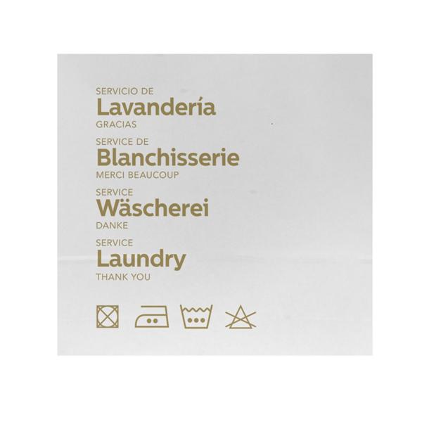SACCHETTI ABITI DA LAVARE 45+12x43 CM BIANCO KRAFT CF250PZ