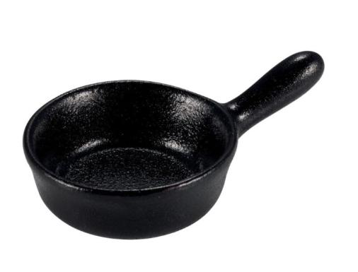PADELLINA RUPIS FINGER FOOD NERA 6x10 h 3,5 cm