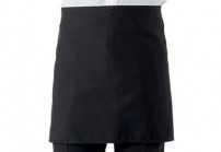 GREMBIULE CORTO S/PETT 50X75 TWILL NERO