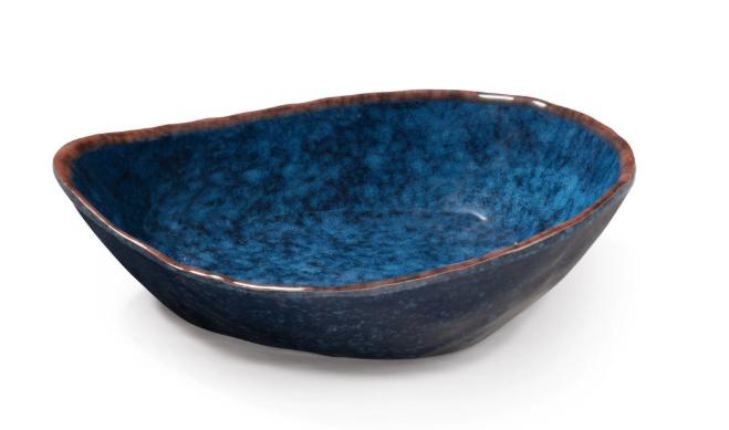 CIOTOLA IN MELAMINA BLU 23X17.5