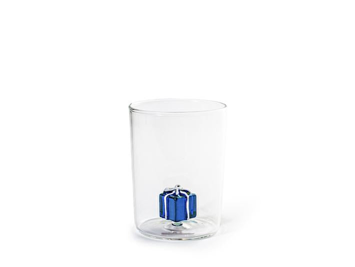 BICCHIERE VETRO MINIATURA NATALE 46CL